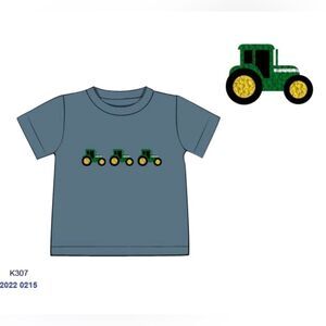 Southern Sass Smocks Tractor French Knot
Shirt Blue 5 NWT‎ IN PACKAGING